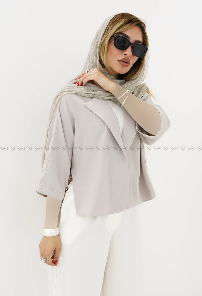 کت زنانه ژاکلین آستین کوتاه کد1005970